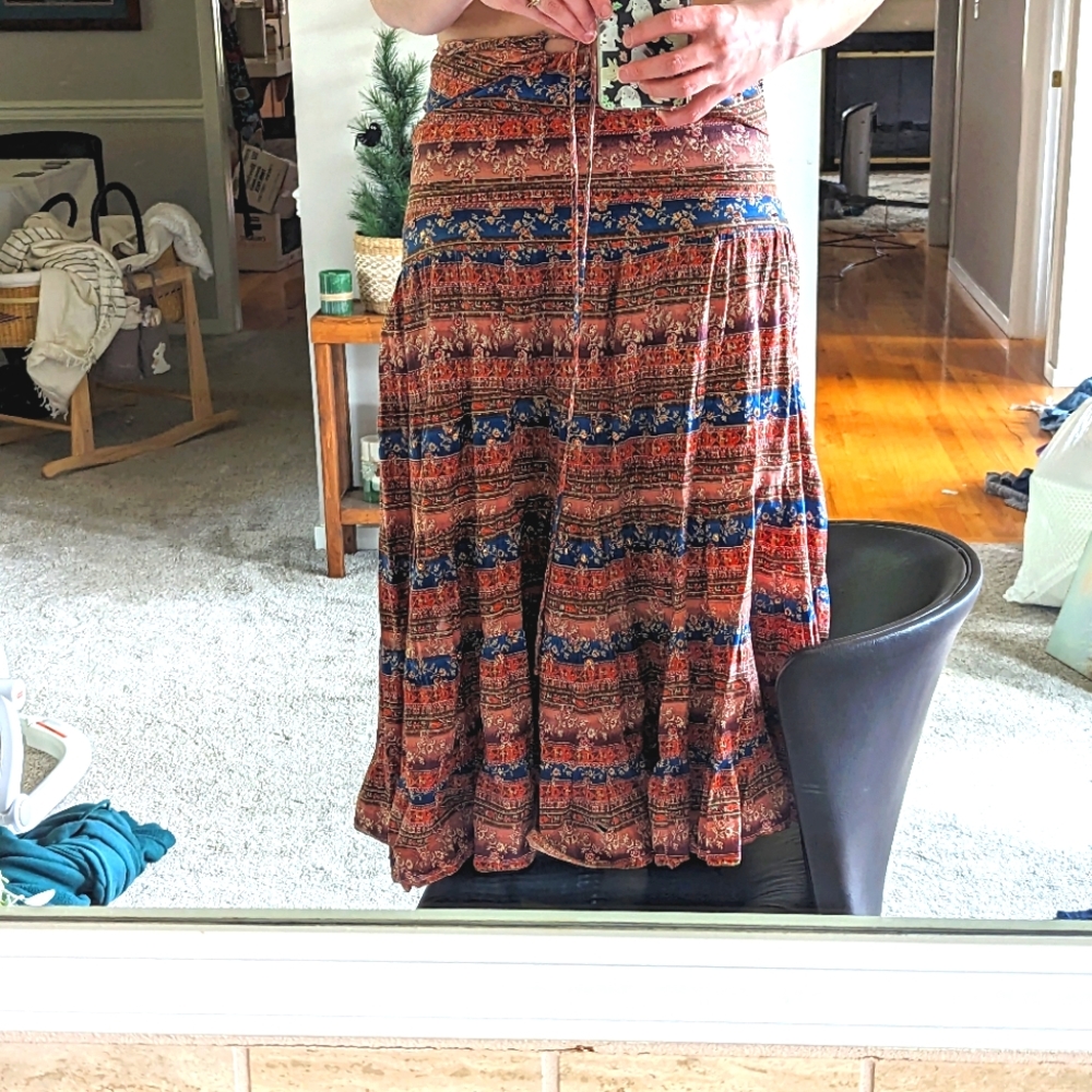 Vintage maxi skirt early 2000s Nolita medium Y2k